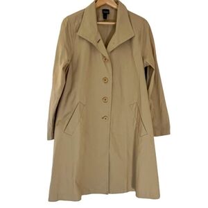 Eileen Fisher A-line Rain Trench Coat Woman's S